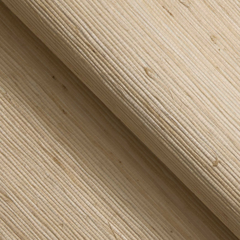 Rufas Tight Weave Jute Authentic Grasscloth Wallpaper, Beige