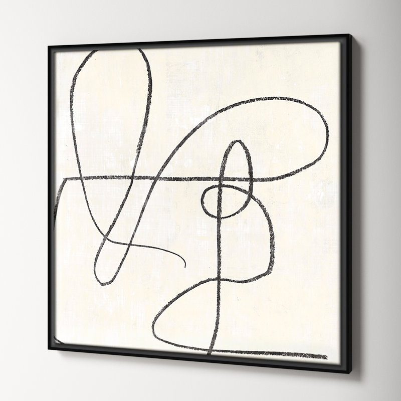 Juxtaposing, Black, 46.5" H x 46.5" W x 2" D