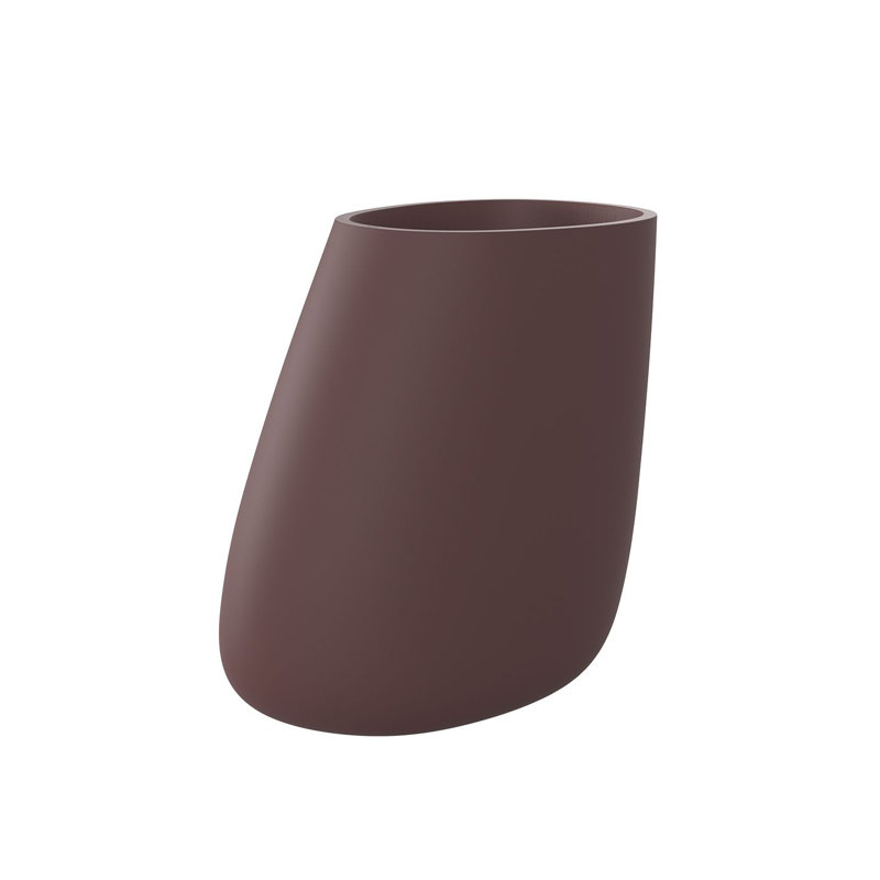 Stone Resin Pot Planter, 47.25” H x 40.75” W x 32.75” D, Blue