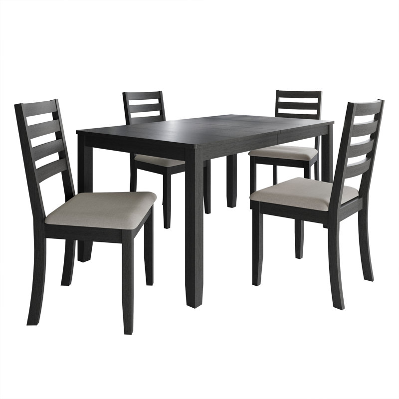 Ocossio 4 - Person Four Leg Dining Set, Gray