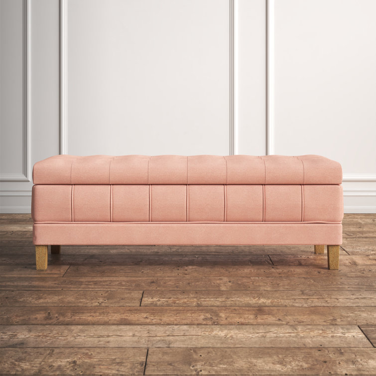 Gloria Velvet Storage Ottoman