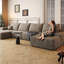 Canapé modulaire rembourré moderne avec repose-pieds Cloud-1275558389-1275558347