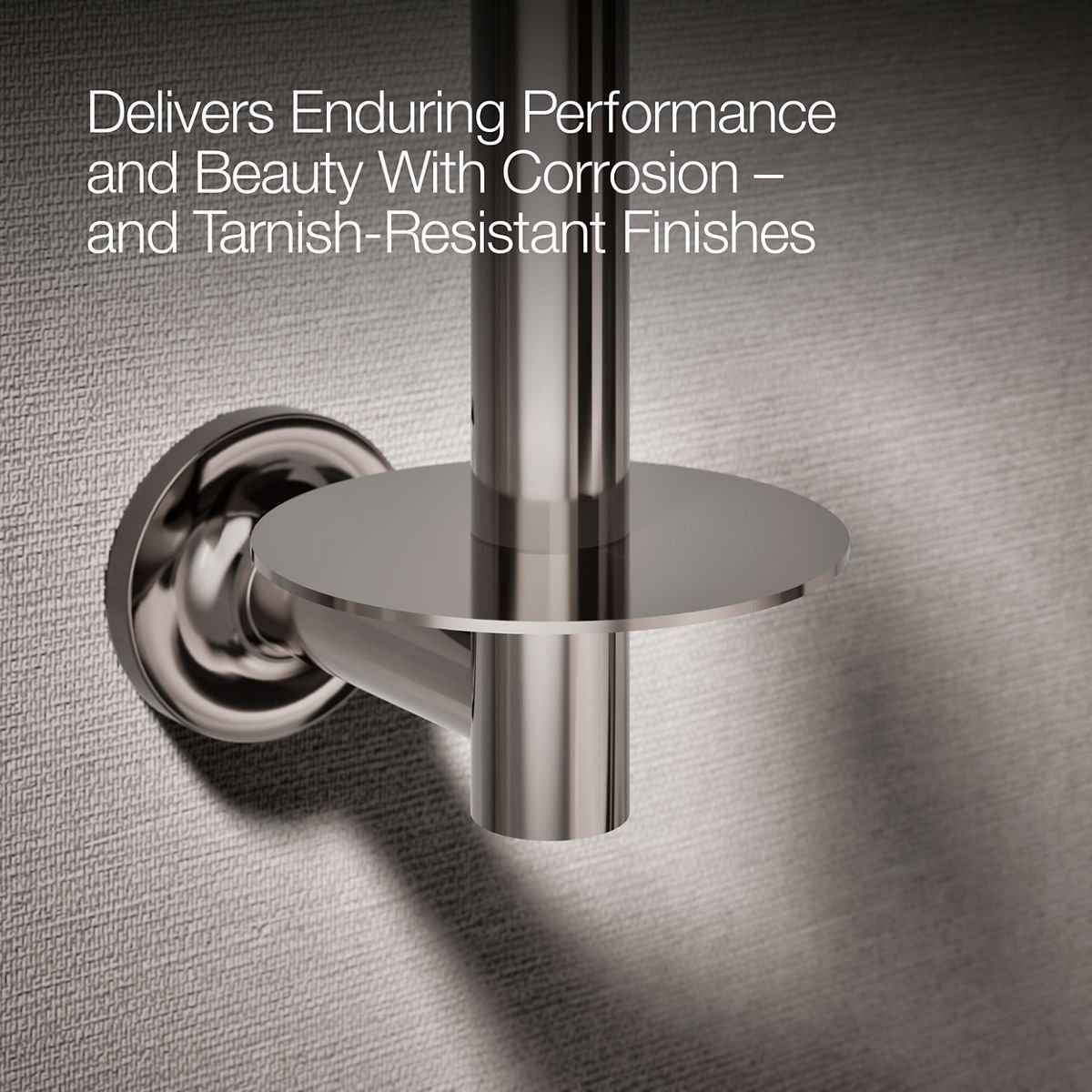 Purist Vertical Toilet Paper Holder, Vibrant Titanium