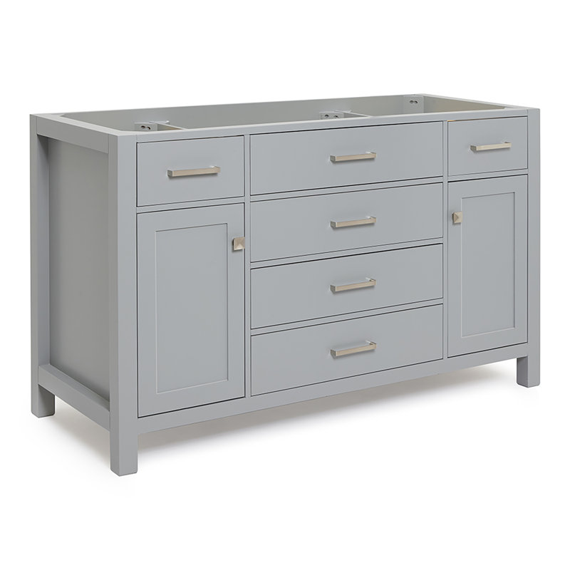Petrel 54'' Single Bathroom Vanity Base Only, Gray