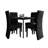 5 Pieces Dining Set With Round Table-1196708940
