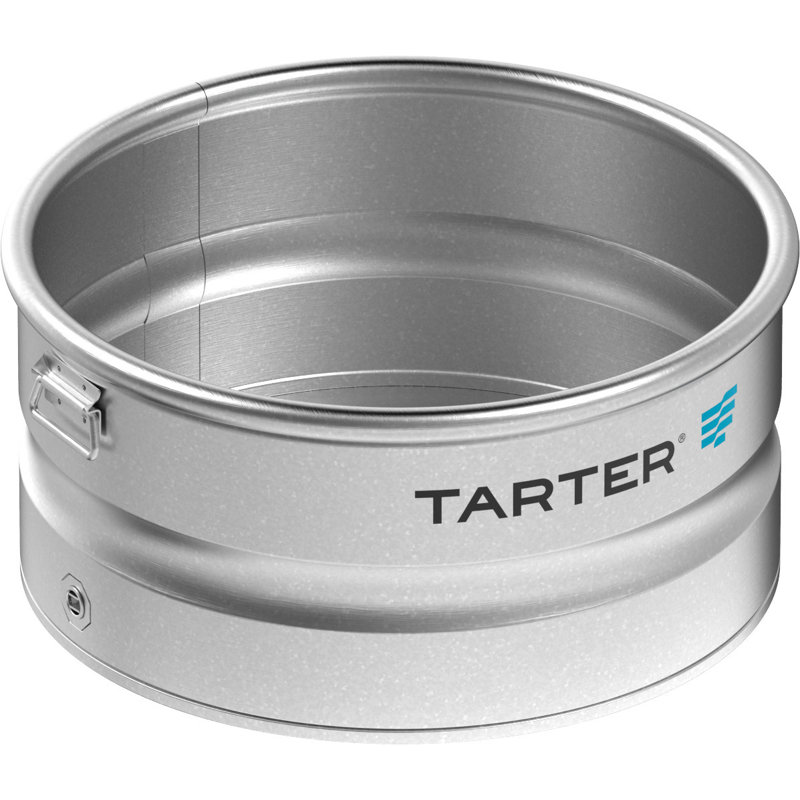 Pot rond en acier avec poignées