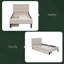 Lit plateforme simple tapissier avec 2 tiroirs-121037595