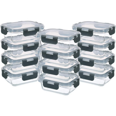 Darchell 12oz. Glass Food Storage Container
