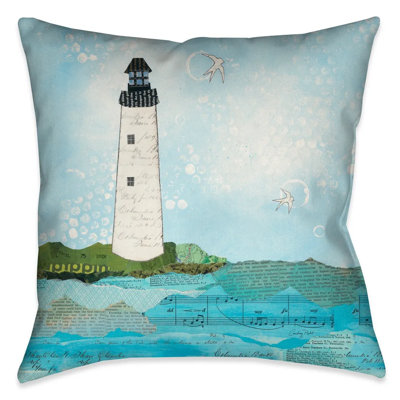 Coastal Notes II Indoor Decorative Pillow