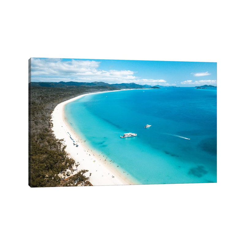 Photo de Whitehaven Beach Summer par James Vodicka - photographie sur toile tendue, H 8 po x l 12 po x P 0,75 po