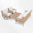 4 - Piece Outdoor Patio Sofa Seating Group With Cushions-408187490