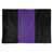 Noir / milieu violet