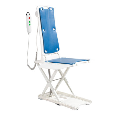 Télésiège électrique, dispositifs pour soulever les personnes âgées du sol pour personnes âgées, hauteur réglable de 3,03 à 19,96 po, supporte jusqu'à 310 lb, inclinaison à 45 ° pour un confort confortable, pour les personnes âgées, les patients et les personnes âgées