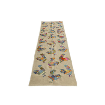 9 Ft Runner Perry Ivory Rug