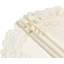 Napperons élégants en lin beige pour napperons décoratifs