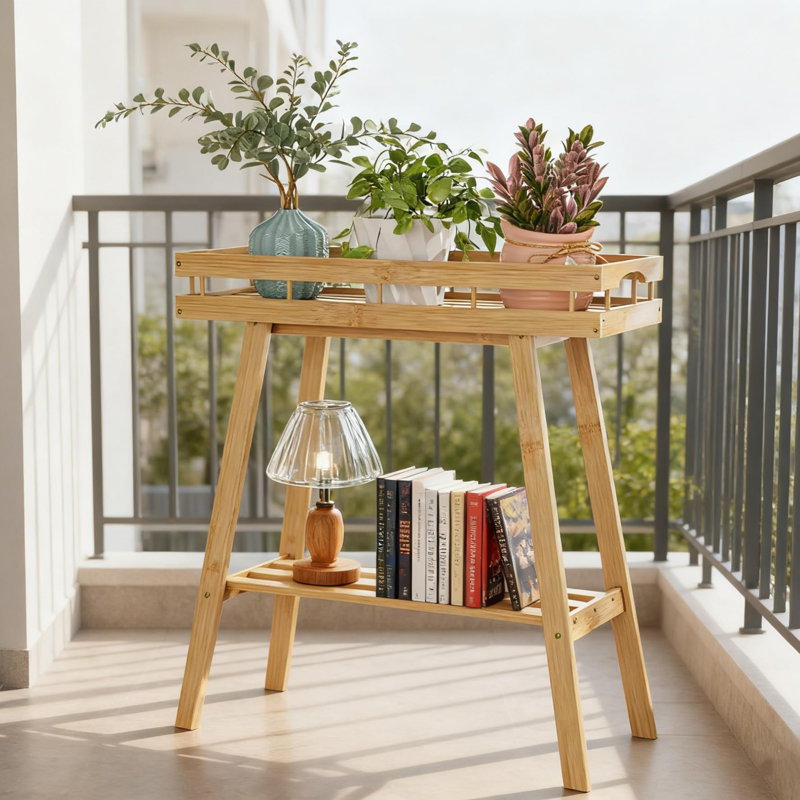 Table à 2 étages pour petites plantes