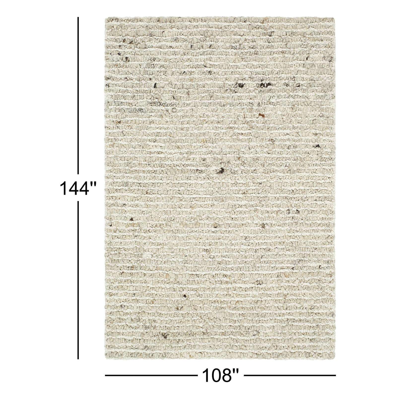 Amhurst Handmade Wool Rug, Rectangle 9' x 12'