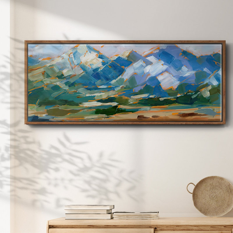 Blue Mountain Peaks II - toile encadrée, H 8 po x l 20 po