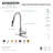 Kingston Brass Continental Single-Handle Pull-Down Kitchen Faucet-29272803