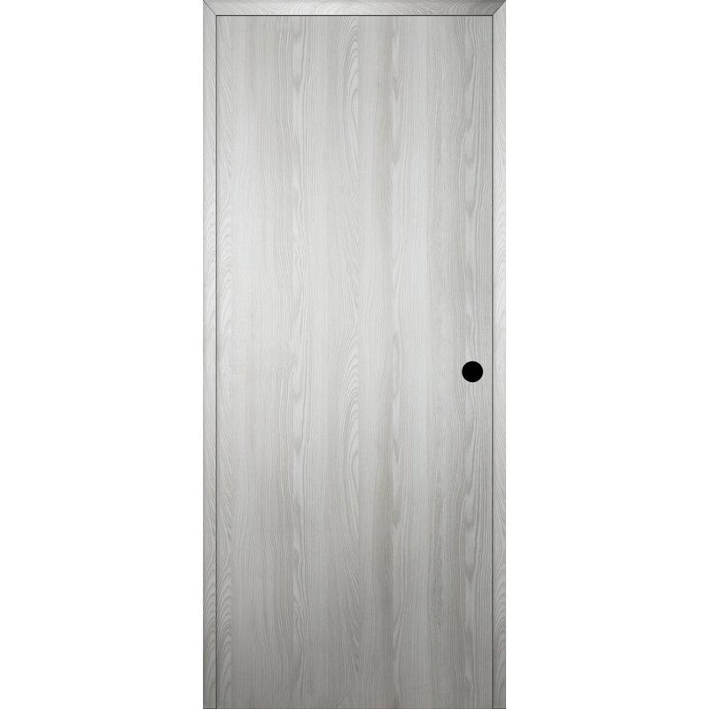 Optima DIY-FRIENDLY  Right Hand Inswing Loire Ash Manufactured Wood Composite Single Prehung Standard Door 2, 18 po x 96 po