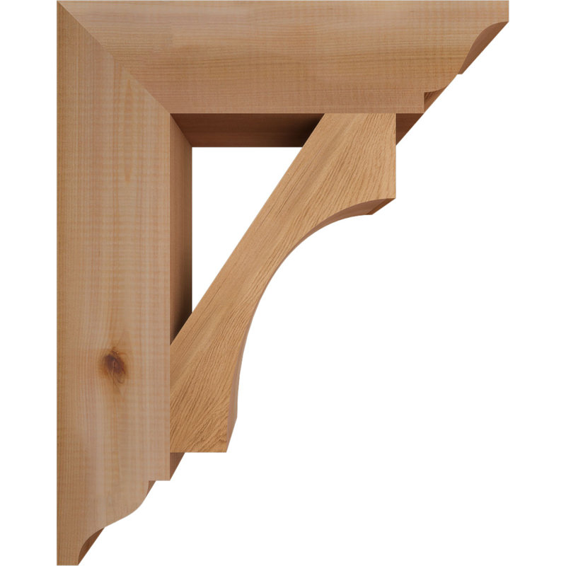Support traditionnel Westlake, Cèdre rouge de l'Ouest, Lisse, H 20 po x l 3,5 po x P 16 po