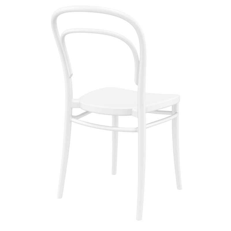 Chaise d'appoint de salle à manger Farrah, Blanc