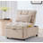 Tufted Single Pull-Out Sofa Bed with Adjustable Backrest And Pillows, Convertible Chaise Lounge-2080340210