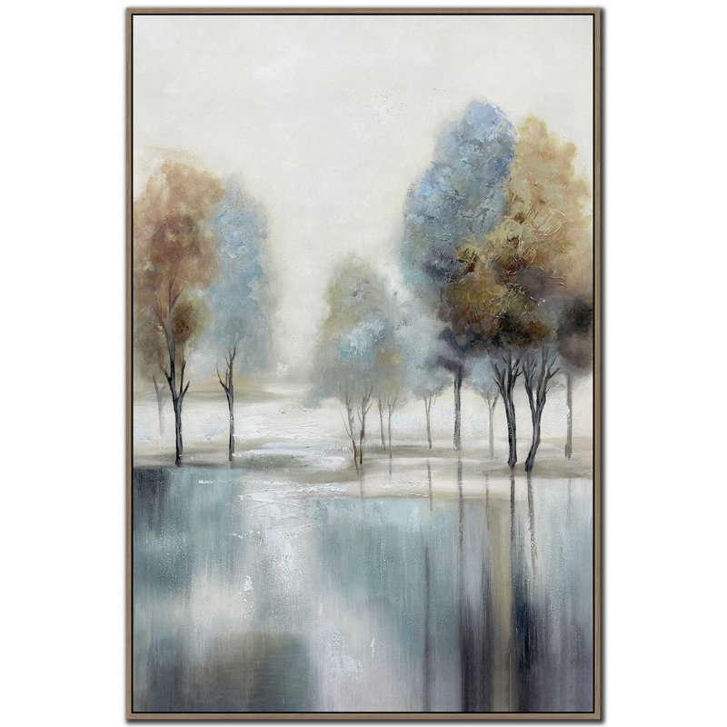 Misty Grove II, art mural sur toile