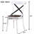 2 Rustic Dining Chair , Style, Solid Wood & Metal X , Antique White/oak, 21.2" W X 21.29" D 34.87" H, Attractive And Functional 2 Piece Chairs, Support, Dark Oak, Build