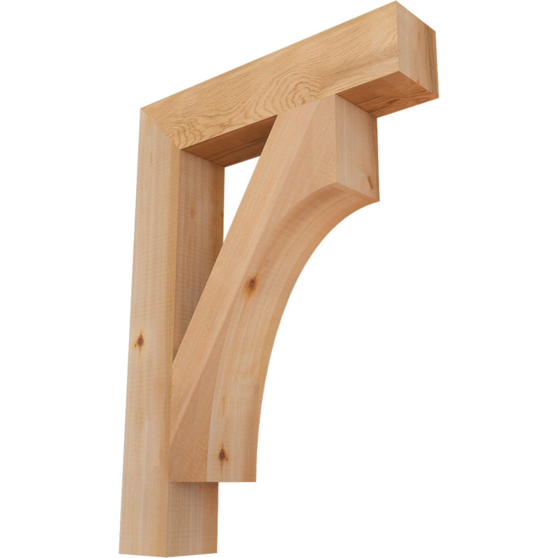 Support Westlake Block, Cèdre rouge de l'Ouest (lisse), H 28 po x l 3,5 po x P 20 po