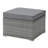 Patio Furniture Set - 3-Piece Rattan Outdoor Sectional, Ottoman, and Table Combo - Deck, Pool, Sunroom, or Backyard Furniture by Lavish Home (Gray)