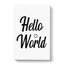 Hello World - Wrapped Canvas-61887662