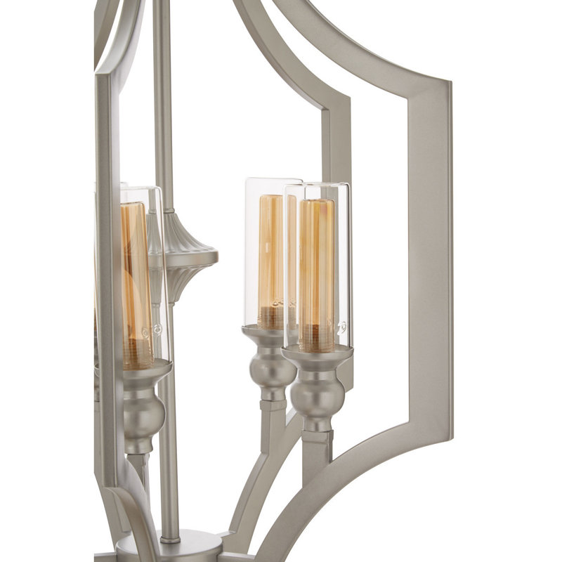 Becket 5 - Light Silver Geometric Pendant