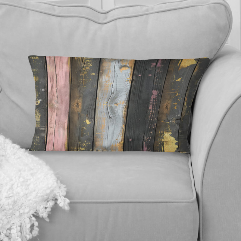 Aucun motif - Coussin lombaire Country, H 12 po x l 20 po, Forme rectangulaire