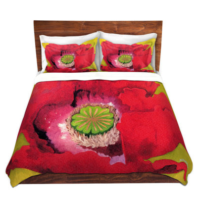 Polyester Floral Duvet Cover