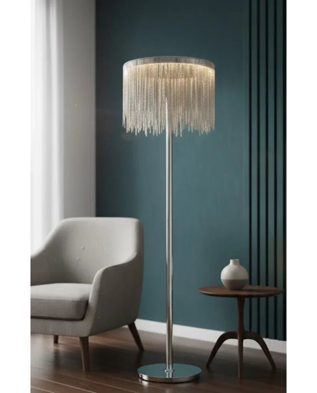 Gayton Tassel LED Floor Lamp