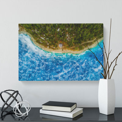 Beach In Canada - Wrapped Canvas Print