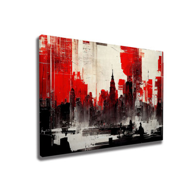 Stunning Decorative Canvas Painting, 27.6 x 39.4 inches | 50% Cotton / 50% Polyester, Digital Printing on Canvas | Sturdy 0.8 x 0.8 inches Wooden Frame, Perfect for Living Room or Office Décor, Eye-Catching Wall Art