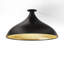 Swell Flush XL Wide Lamp (White Exterior, Brass Interior)-1472424509-1472424508