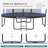 10' Round Trampoline with Safety Enclosure