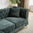 81.5-Inch Chenille Corner Sofa