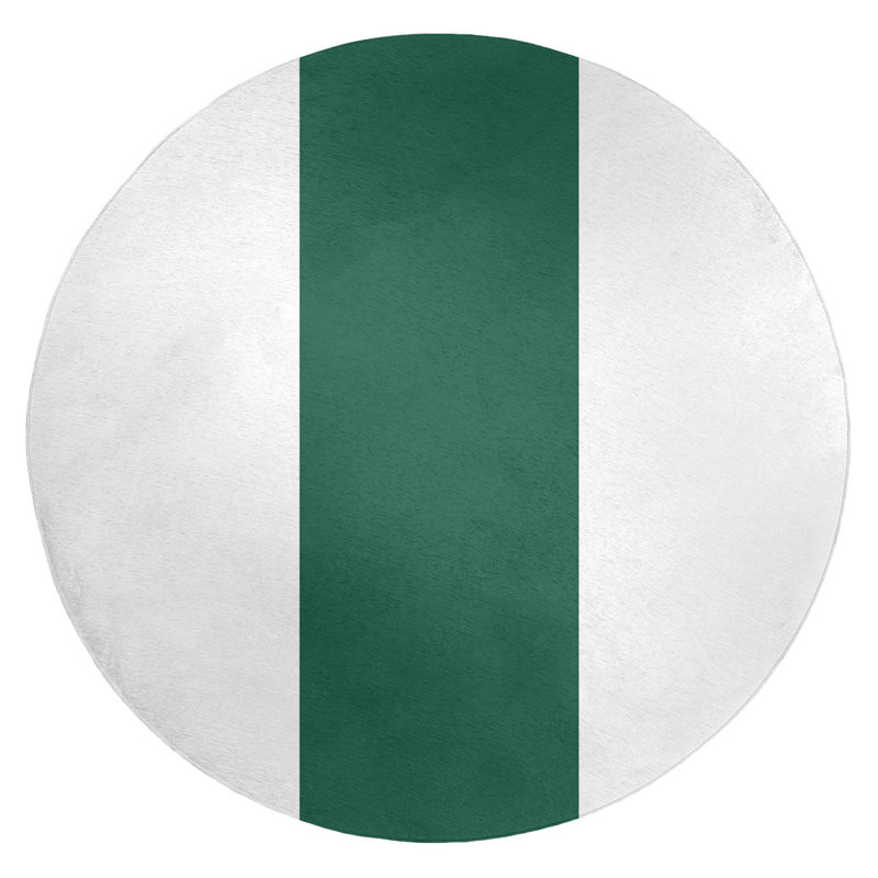 Chenille Indoor Rug, Round 5'