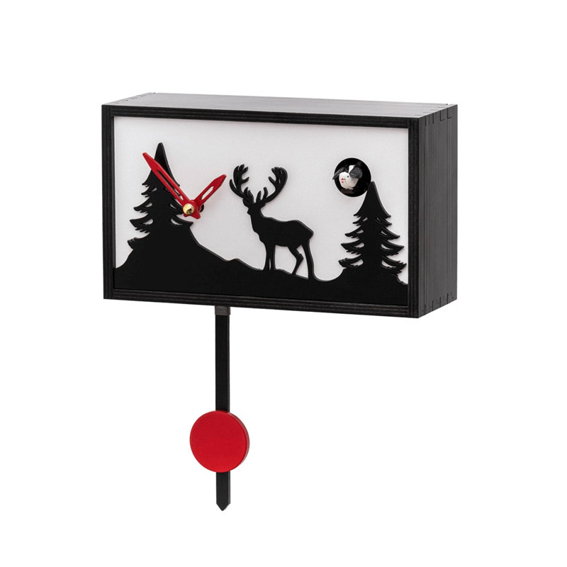  Horloge murale 5,5 po Callum, Black