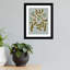 Expressive Abstract House Plant Playful Blue Framed On Paper by The Creative Bunch Studio Print-91291744-91291743