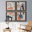 «Floating on Silk I», ensemble de 4 peintures sur toile encadrées-60148647-60148655