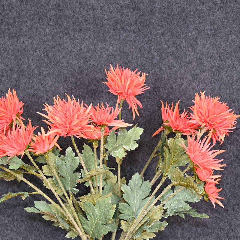 Arrangement floral de marguerite artificielle de 28 po pour remplissage de vase, Orange