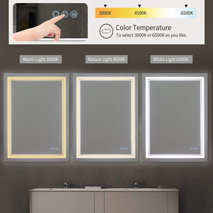 Zipcode Design™ Atherton LED Wall Mirror & Reviews | Wayfair