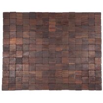 Rolen Winter Fir Coir 28 in. x 17 in. Outdoor Door Mat Millwood Pines