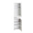 Modern Multi-Purpose Cabinet, White, 17.7 x 73.6 x 15.7 inches | Coated Particle Board, Thickness: 0.6 inches | 1 Drawer & Multiple Shelves, Wall-Mountable Design, Ideal for Home & Office Storage Solutions
