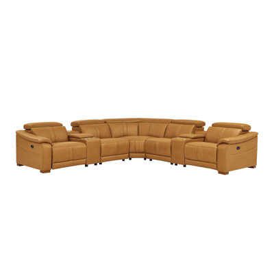 Carlisle Leather Recliner Theater Set